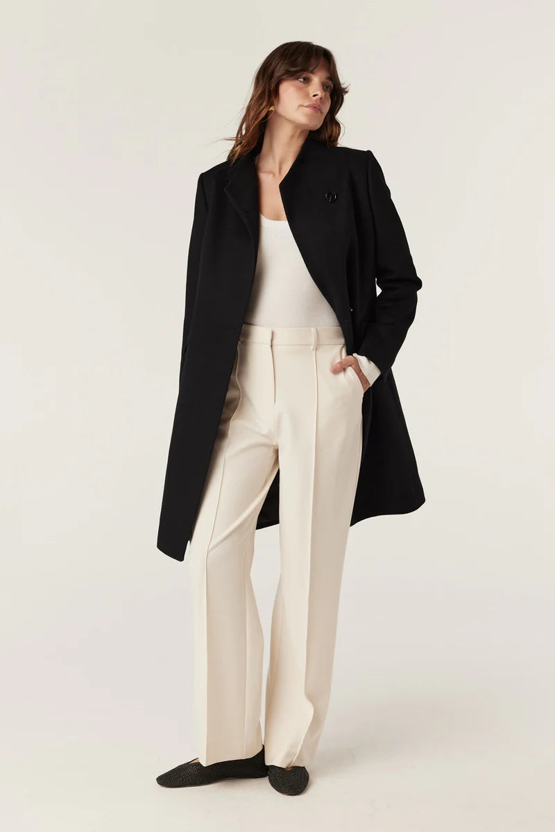 ELTON WOOL COAT in Black from Cable Melbourne