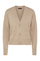 CASHWOOL V CARDIGAN | Camel - Darling & Domain