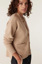 CASHWOOL V CARDIGAN | Camel - Darling & Domain