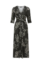 HOLLY DRESS in Linear Flower from Cable Melbourne