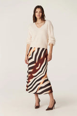 SASHA SKIRT in Zebra Print from Cable Melbourne