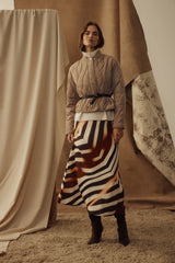 SASHA SKIRT in Zebra Print from Cable Melbourne