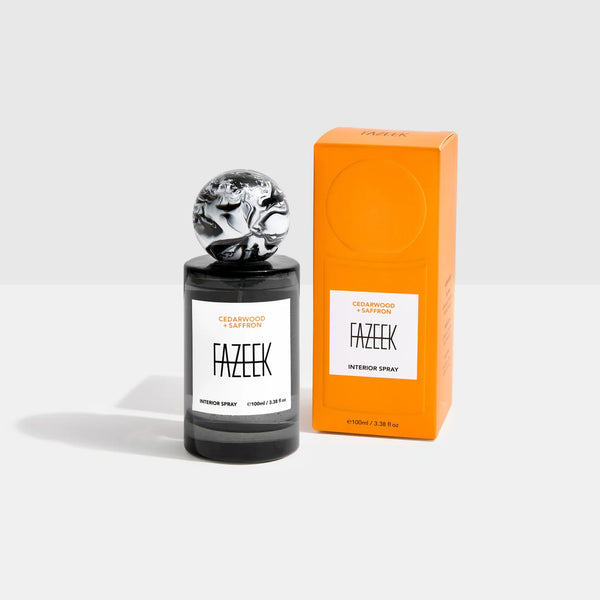 INTERIOR SPRAY in Cedarwood + Saffron from Fazeek