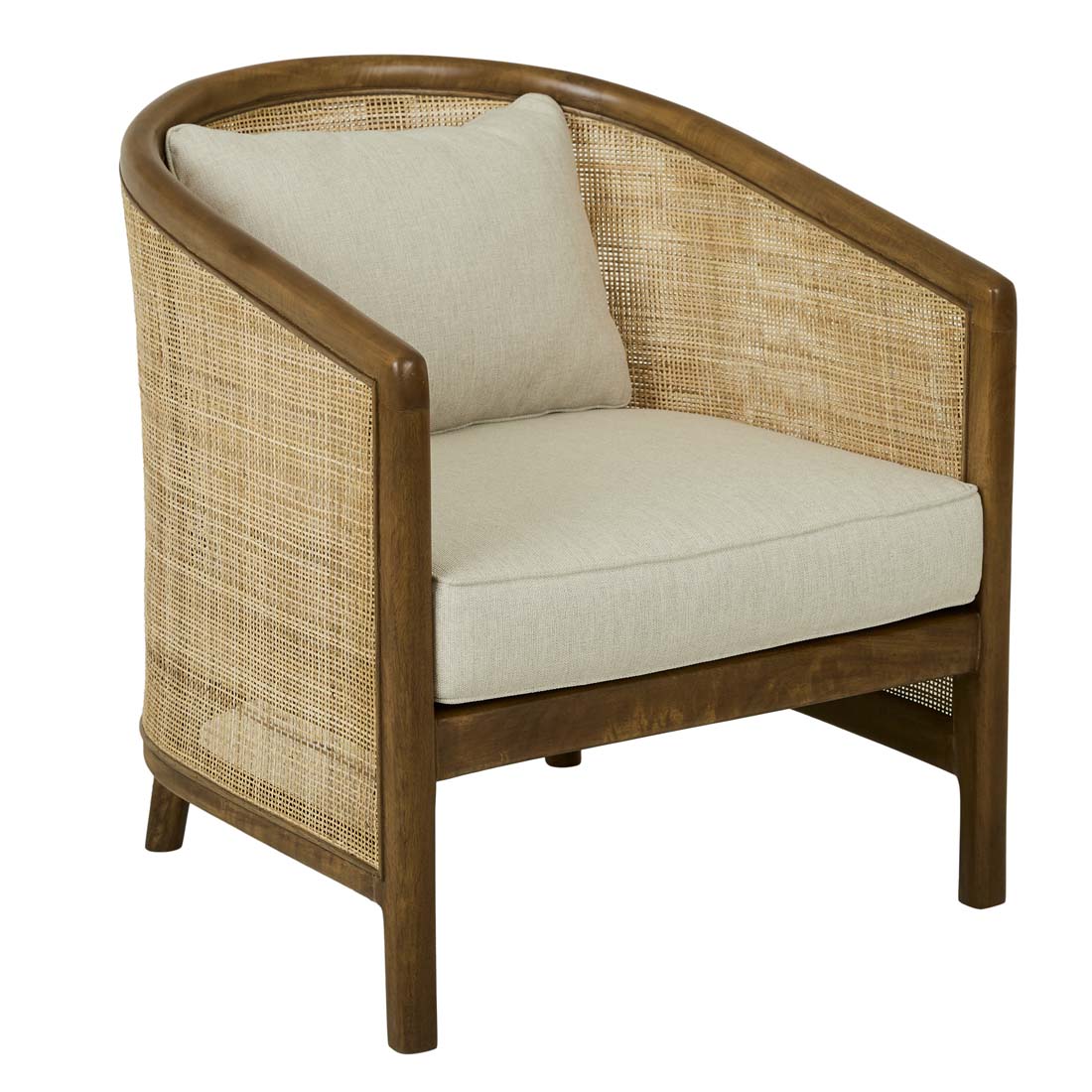 COLOMBO OCCASIONAL CHAIR in Natural - Hazelnut by GlobeWest at Darling & Domain