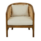COLOMBO OCCASIONAL CHAIR in Natural - Hazelnut by GlobeWest at Darling & Domain