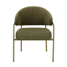 EDMUND DINING ARMCHAIR in Turtle Shell-Loden by GlobeWest at Darling & Domain