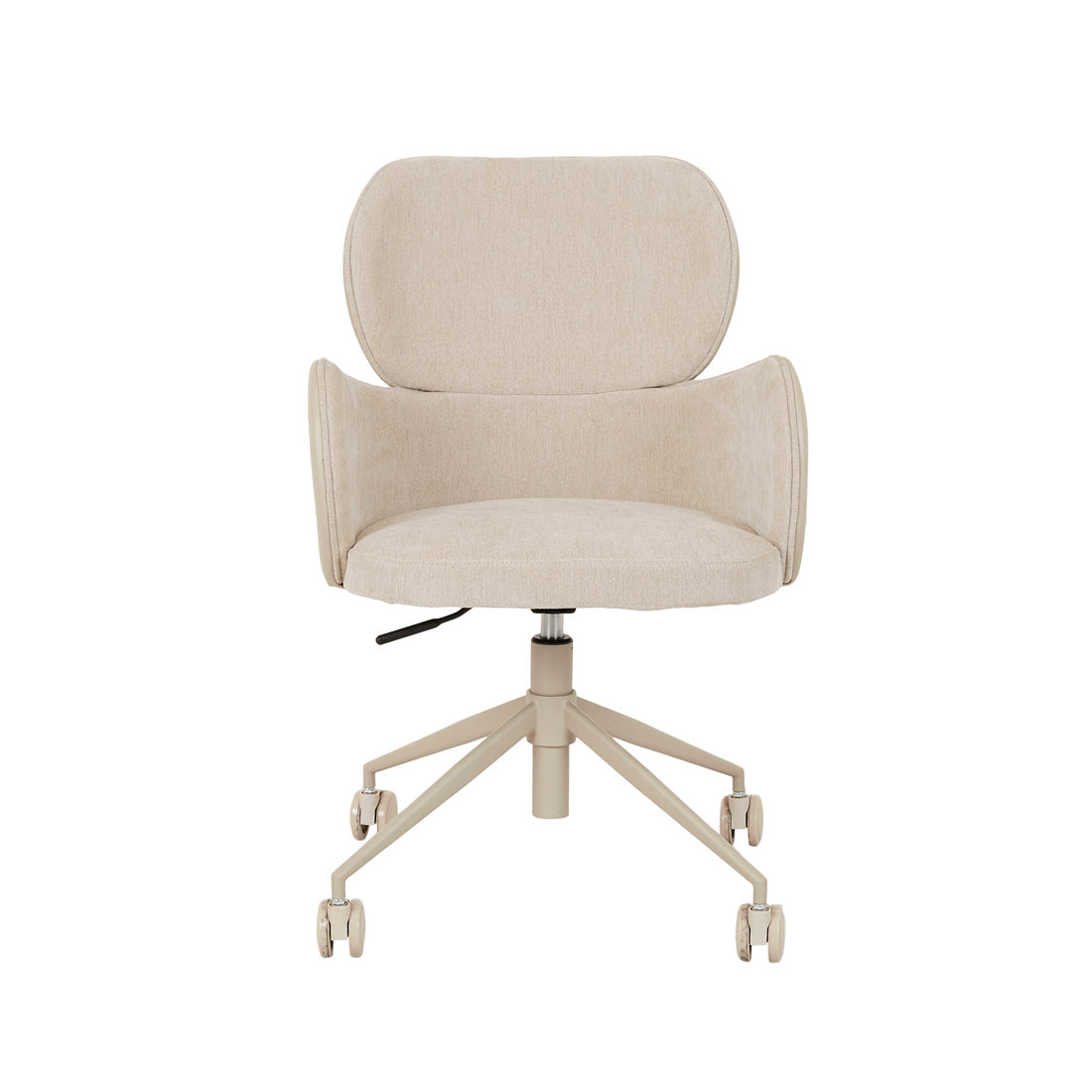 EDWIN OFFICE CHAIR in Almond Milk-Sandstone Pu by GlobeWest at Darling & Domain