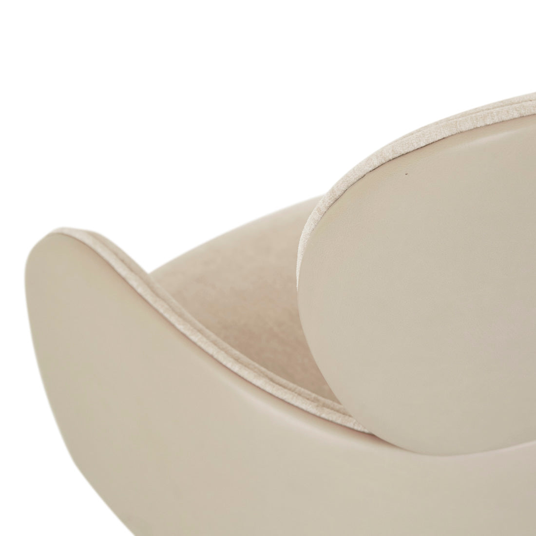 EDWIN OFFICE CHAIR in Almond Milk-Sandstone Pu by GlobeWest at Darling & Domain