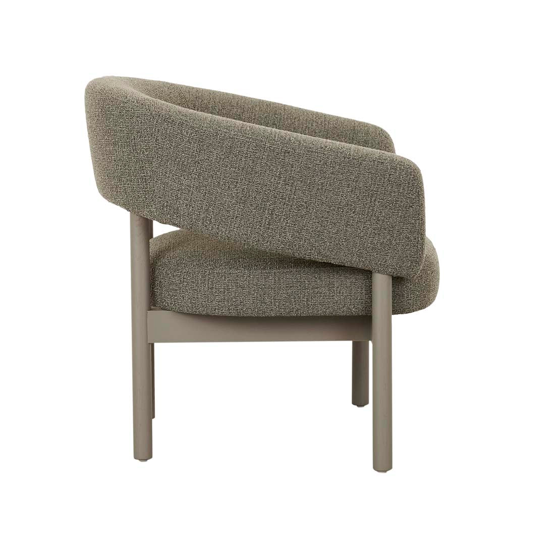 JENSON OCCASIONAL CHAIR in Moss Tweed / Snowgum by GlobeWest at Darling & Domain