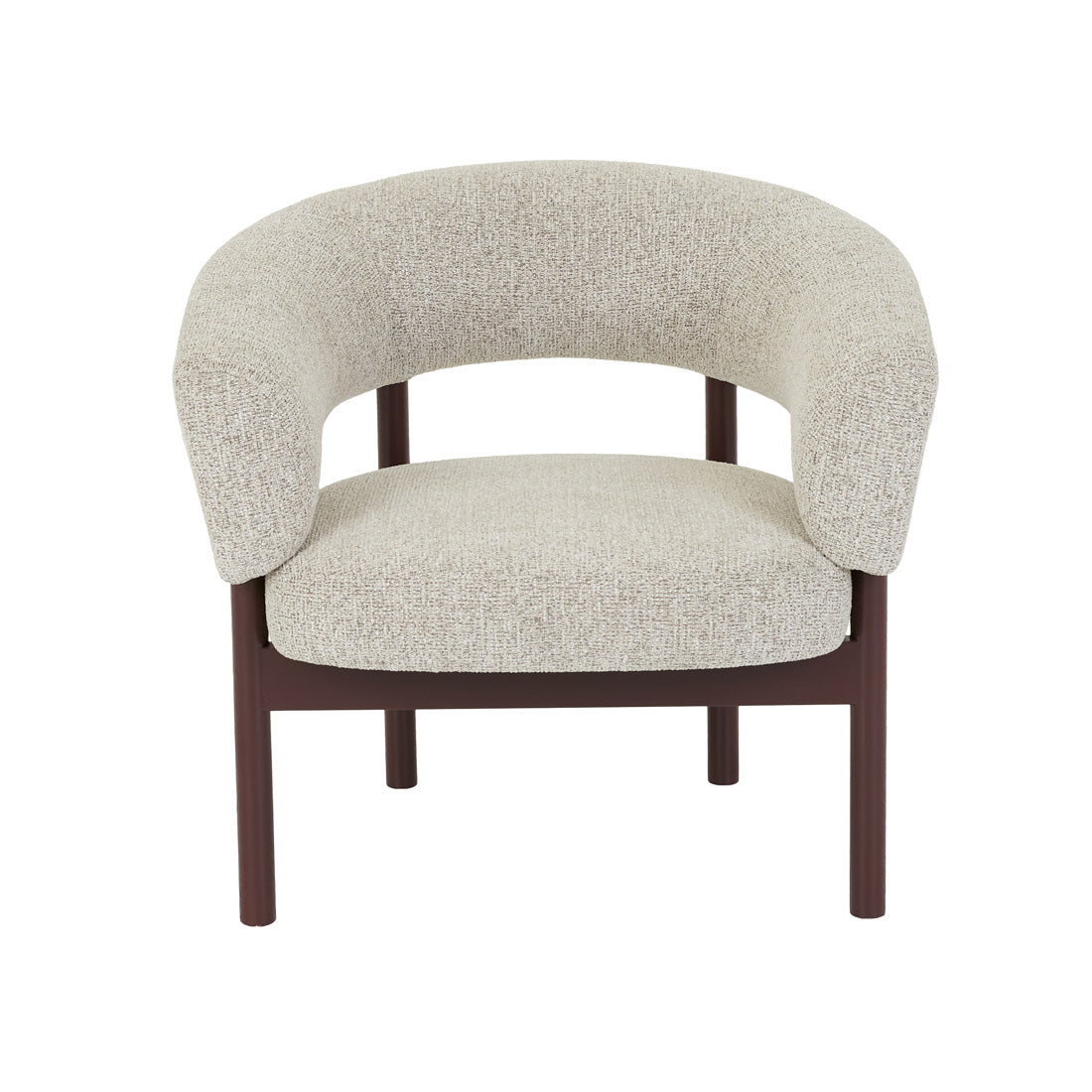 JENSON OCCASIONAL CHAIR in Owl Speckle / Shiraz by GlobeWest at Darling & Domain