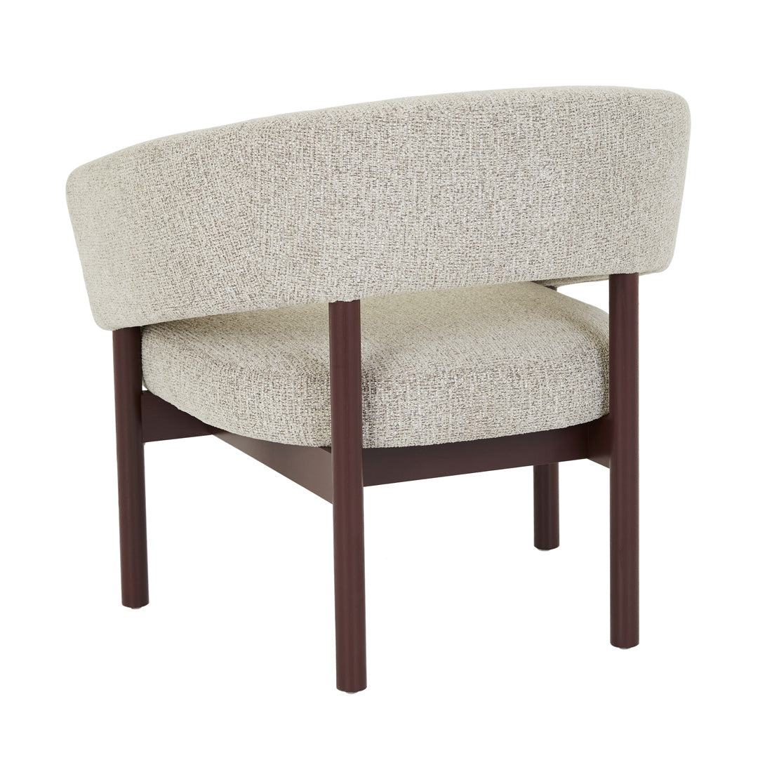 JENSON OCCASIONAL CHAIR in Owl Speckle / Shiraz by GlobeWest at Darling & Domain