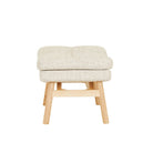 KIP OTTOMAN in White Bark - Natural Ash by GlobeWest at Darling & Domain