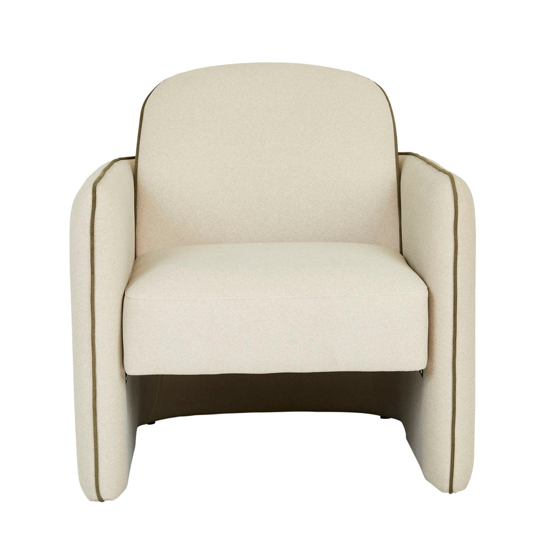 LEORA OCCASIONAL CHAIR in Greige by GlobeWest at Darling & Domain