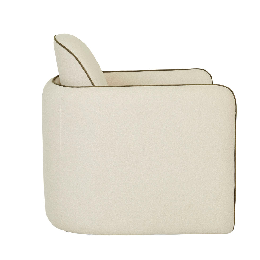 LEORA OCCASIONAL CHAIR in Greige by GlobeWest at Darling & Domain