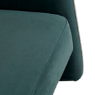LEORA OCCASIONAL CHAIR in Peacock Velvet with Ether Tweed by GlobeWest at Darling & Domain
