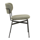 PICCOLO DINING CHAIR in Moss Tweed-Black Metal by GlobeWest at Darling & Domain