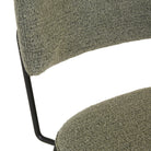 PICCOLO DINING CHAIR in Moss Tweed-Black Metal by GlobeWest at Darling & Domain