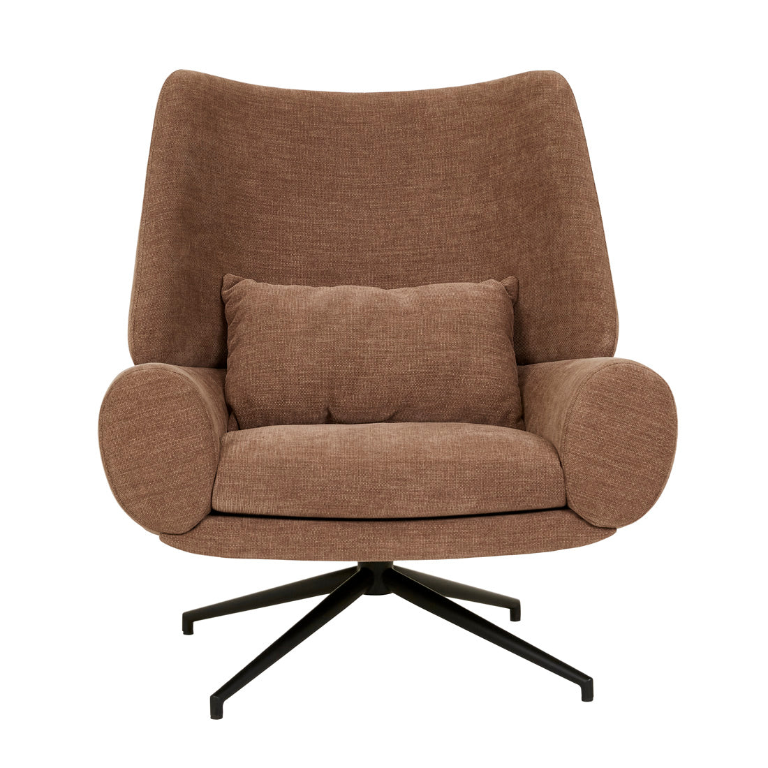 Rowan Occasional Chair in Copeland Hazel with Black Metal by GlobeWest at Darling & Domain