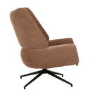 Rowan Occasional Chair in Copeland Hazel with Black Metal by GlobeWest at Darling & Domain