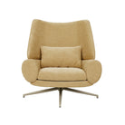 Rowan Occasional Chair in Copeland Honey with Matt Cashmere Metal by GlobeWest at Darling & Domain