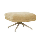 ROWAN OTTOMAN in Copeland Honey with Matt Cashmere Metal by GlobeWest at Darling & Domain