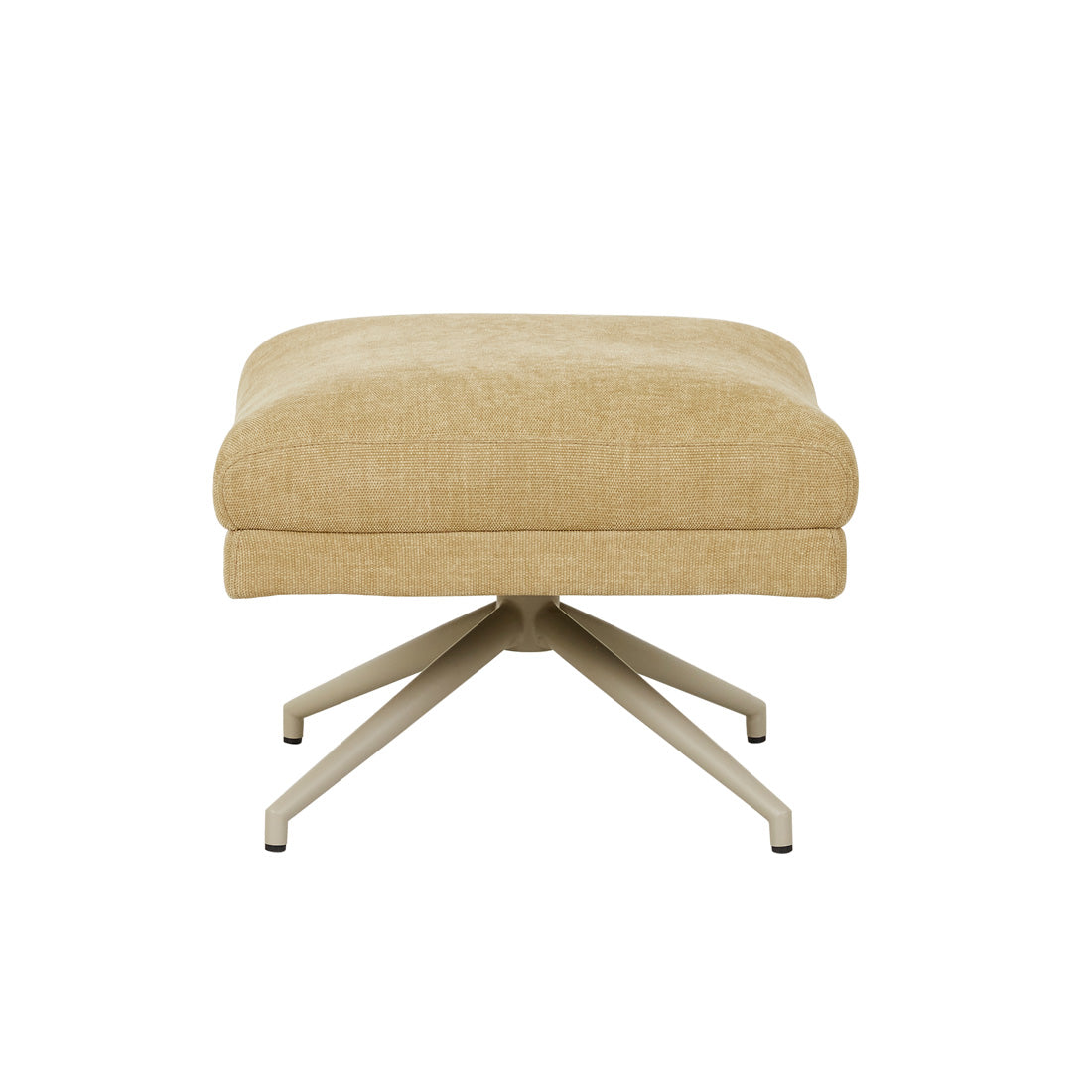 ROWAN OTTOMAN in Copeland Honey with Matt Cashmere Metal by GlobeWest at Darling & Domain