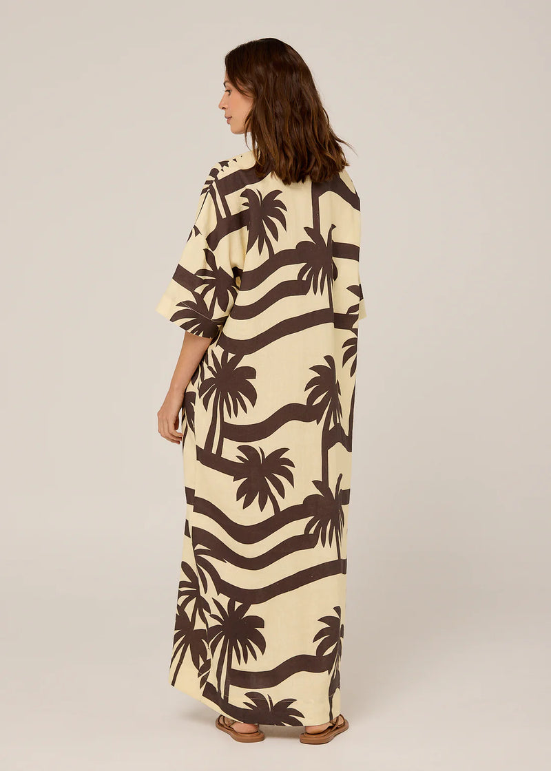 TULUM MAXI DRESS in Cocoa Palma by Pippa Ridley