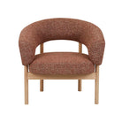 JENSON OCCASIONAL CHAIR in Cinnamon Speckle / Natural Ash by GlobeWest at Darling & Domain