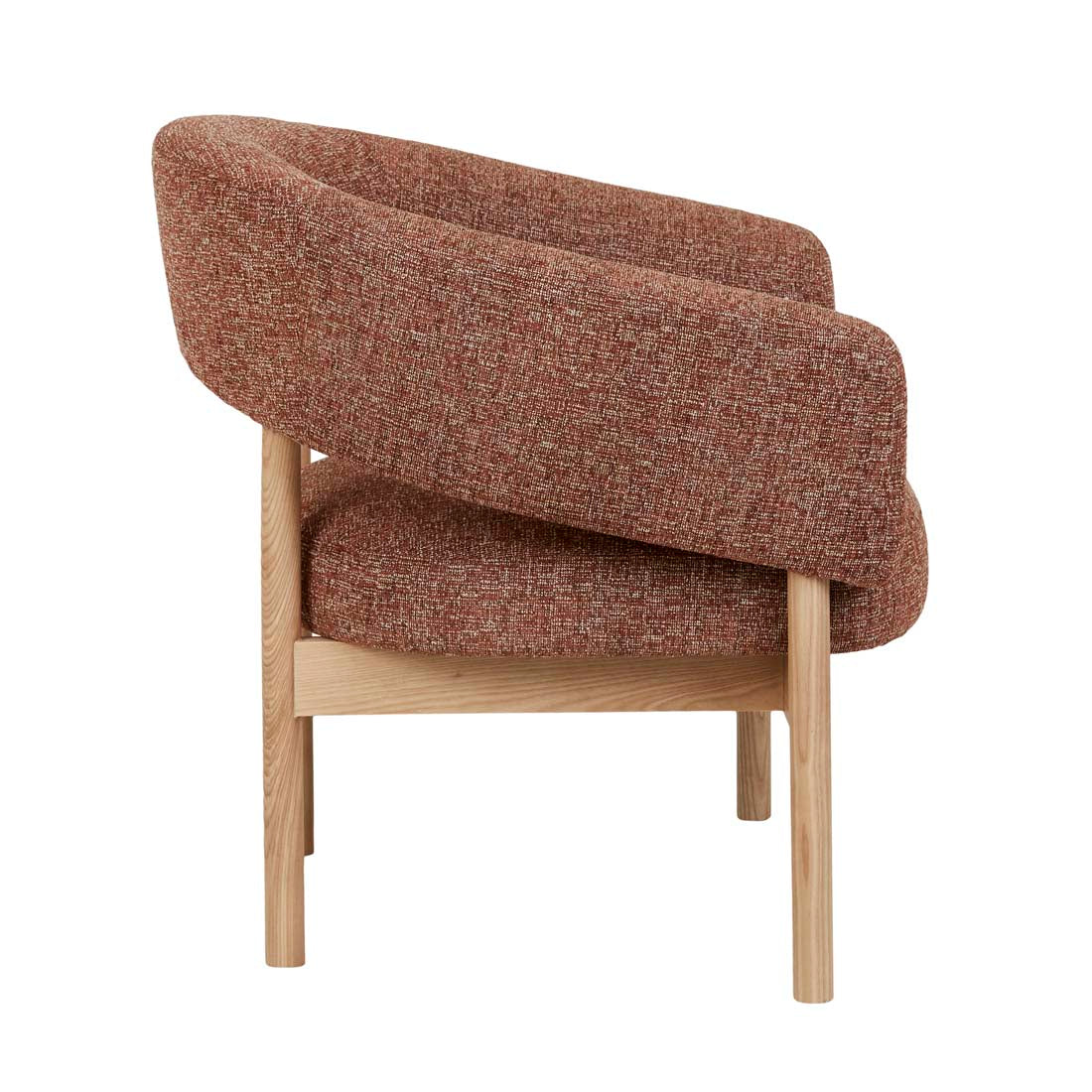 JENSON OCCASIONAL CHAIR in Cinnamon Speckle / Natural Ash by GlobeWest at Darling & Domain