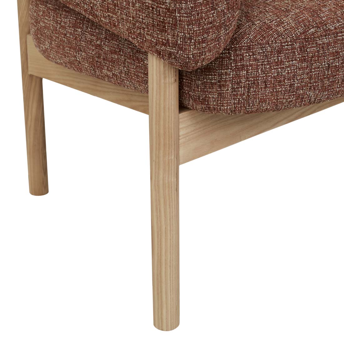 JENSON OCCASIONAL CHAIR in Cinnamon Speckle / Natural Ash by GlobeWest at Darling & Domain