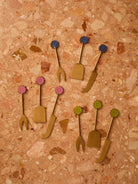 PETAL CHEESE KNIFE SET in Green by Bonnie and Neil