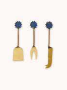 PETAL CHEESE KNIFE SET in Blue by Bonnie and Neil