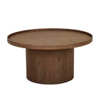 CLASSIQUE PEDESTAL COFFEE TABLE in Smoked Ash by GlobeWest at Darling & Domain