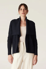 THE ELIZABETH MERINO CARDIGAN in Midnight Navy from Cable Melbourne