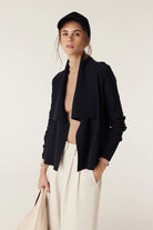 THE ELIZABETH MERINO CARDIGAN | Midnight Navy - Darling & Domain