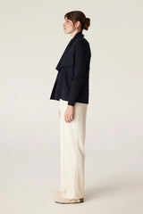 THE ELIZABETH MERINO CARDIGAN in Midnight Navy from Cable Melbourne