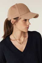 WOOL CASHMERE CAP in Camel from Cable Melbourne