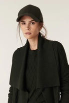 WOOL CASHMERE CAP in Moss from Cable Melbourne