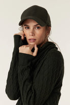 WOOL CASHMERE CAP in Moss from Cable Melbourne