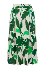 Cable Melbourne HAYMAN SKIRT in Green Palm Print 