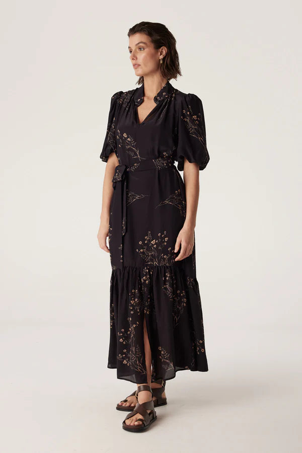 Cable Melbourne ANGELIQUE DRESS in Black Floral