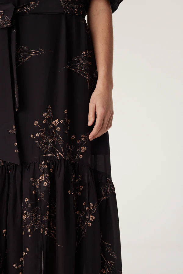 Cable Melbourne ANGELIQUE DRESS in Black Floral