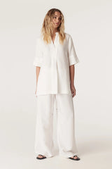 HAYWARD LINEN BLOUSE in White from Cable Melbourne