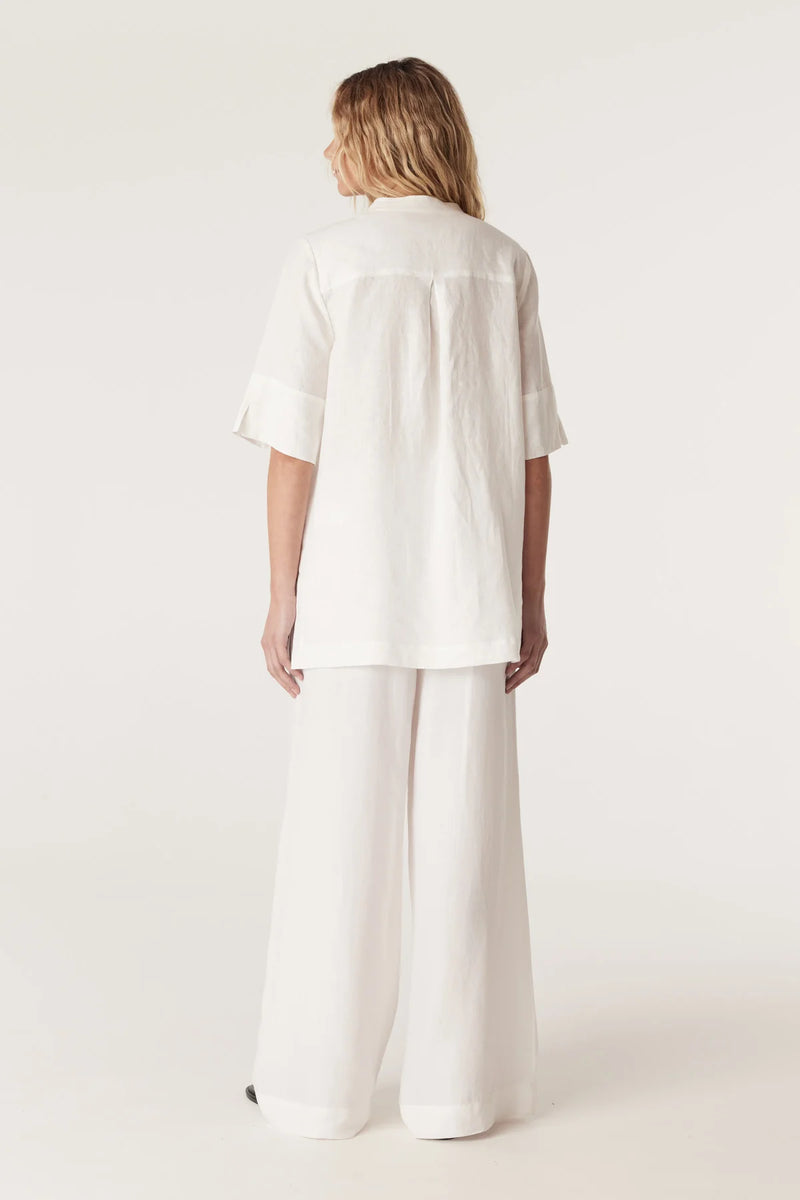 HAYWARD LINEN BLOUSE in White from Cable Melbourne