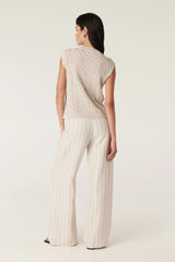 LUMEN CABLE VEST in Natural from Cable Melbourne