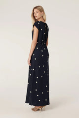 MUSE DRESS in Navy Spot from Cable Melbourne