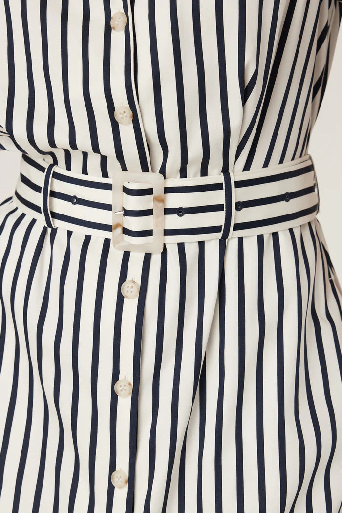 LINA STRIPE DRESS in Navy Stripe from Cable Melbourne