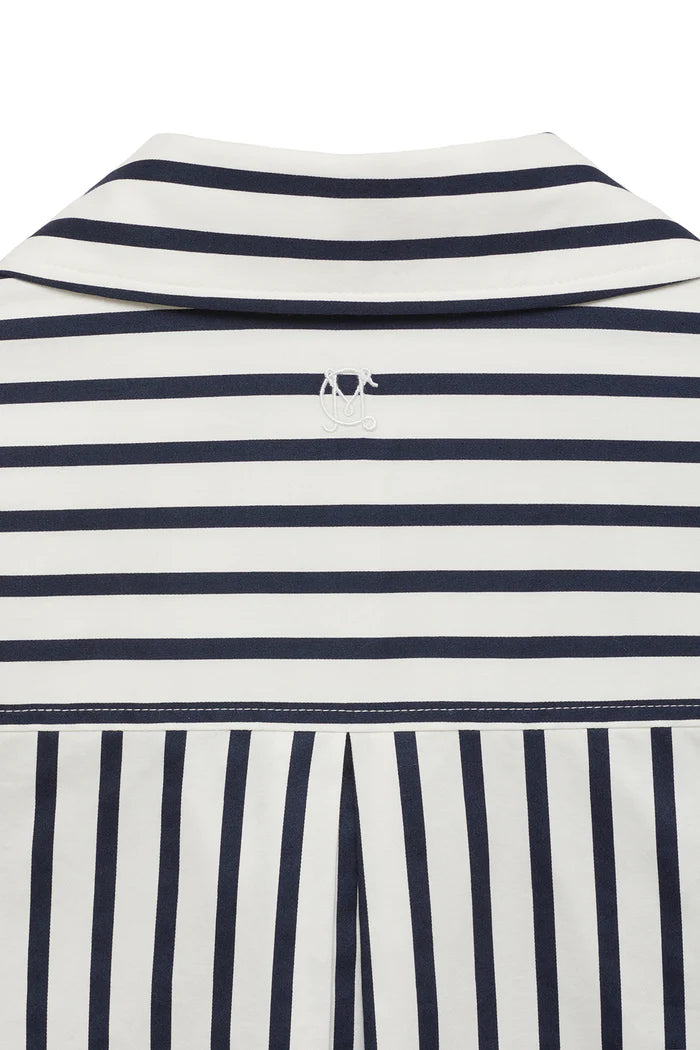 LINA STRIPE SHIRT in Navy Stripe from Cable Melbourne