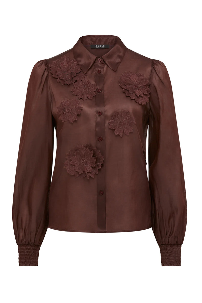 MIRAGE BLOUSE | Raisin