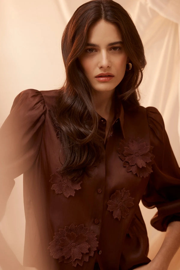 MIRAGE BLOUSE | Raisin